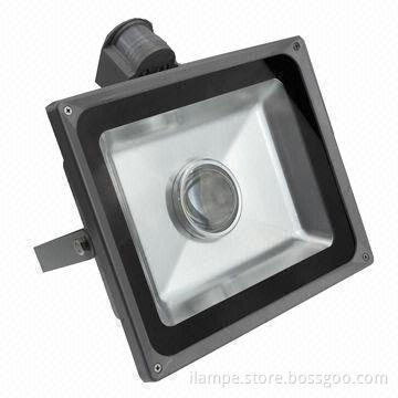 IP65 LED Flood Light 50W with Sensor and Lens